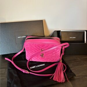 Saint Laurent Fuchsia Crossbody Bag